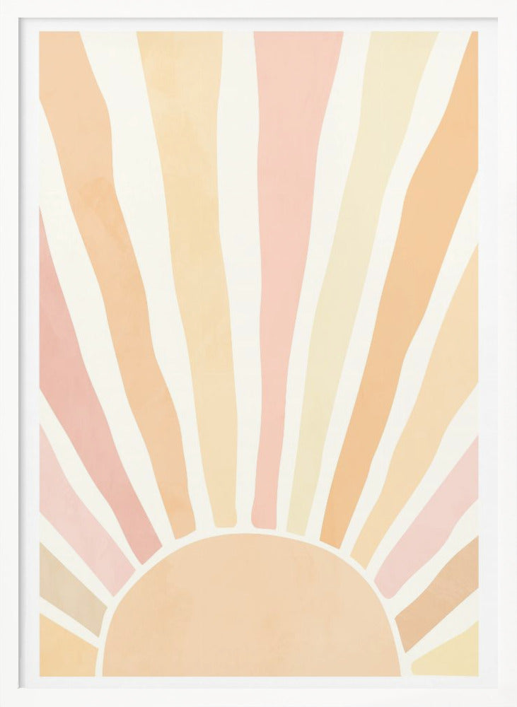 Boho sunrise - Poster / Art Print