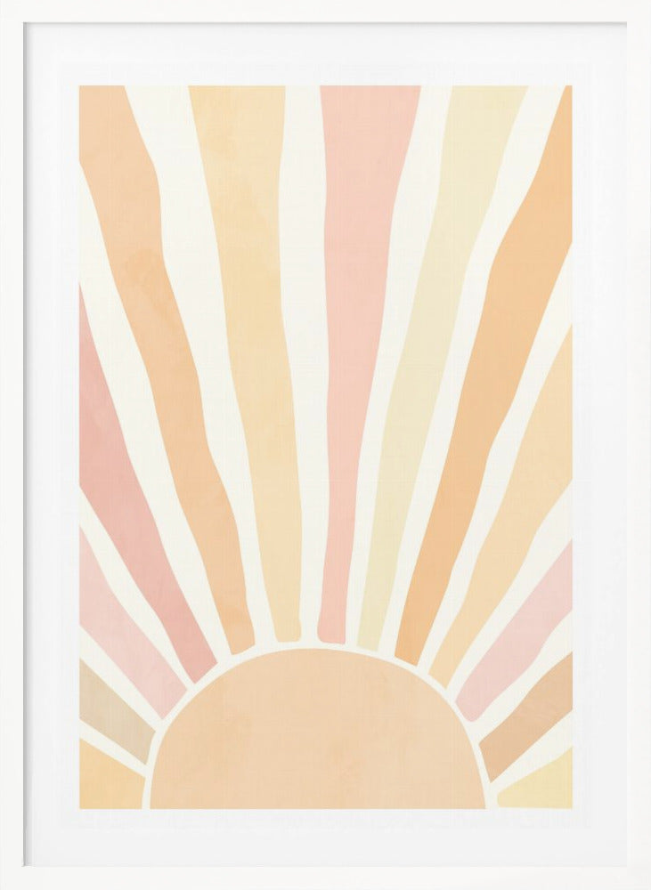 Boho sunrise - Poster / Art Print