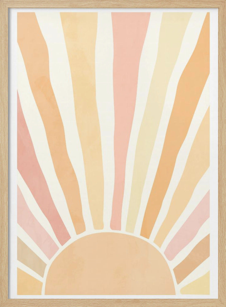 Boho sunrise - Poster / Art Print