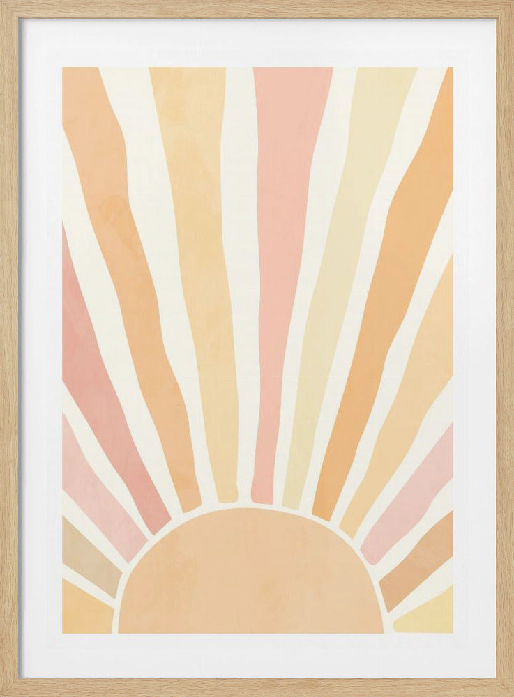 Boho sunrise - Poster / Art Print