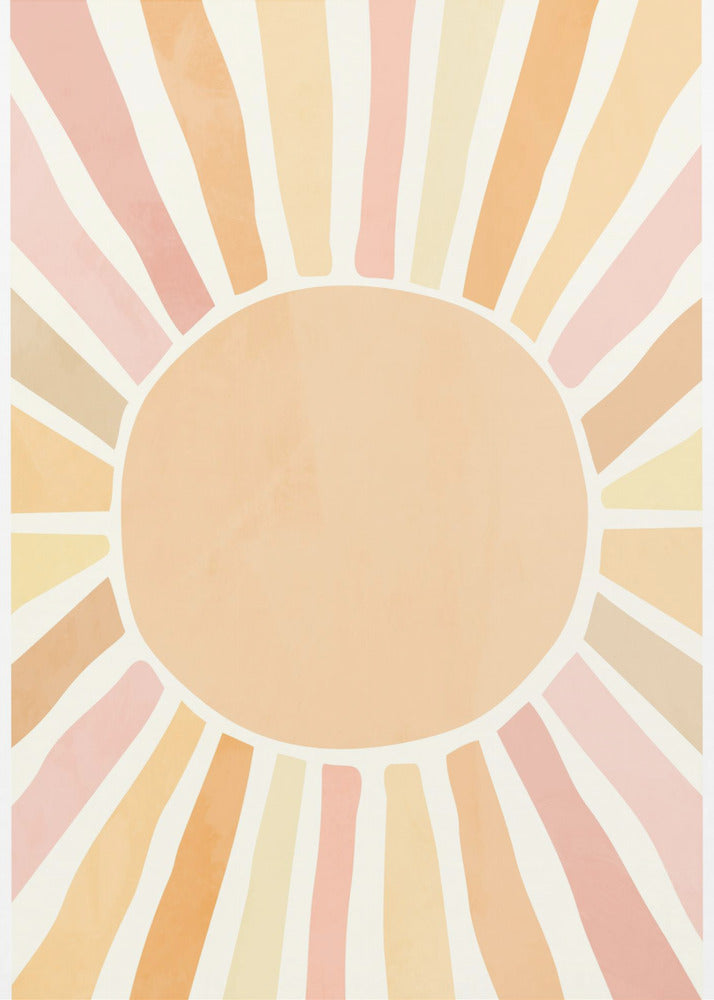 Boho sun - Poster / Art Print
