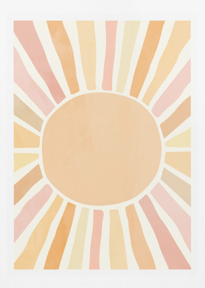 Boho sun - Poster / Art Print