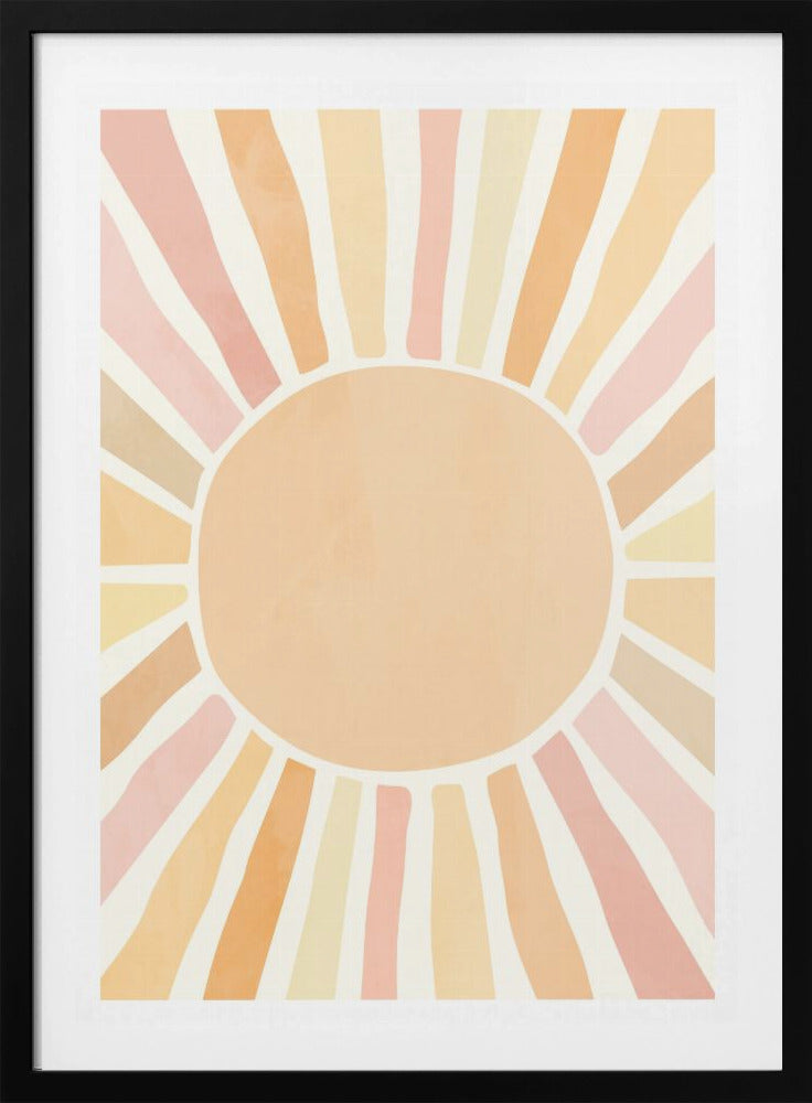 Boho sun - Poster / Art Print