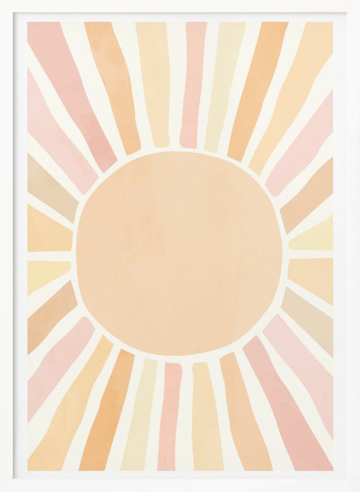 Boho sun - Poster / Art Print