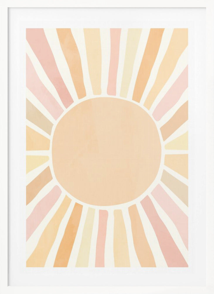 Boho sun - Poster / Art Print