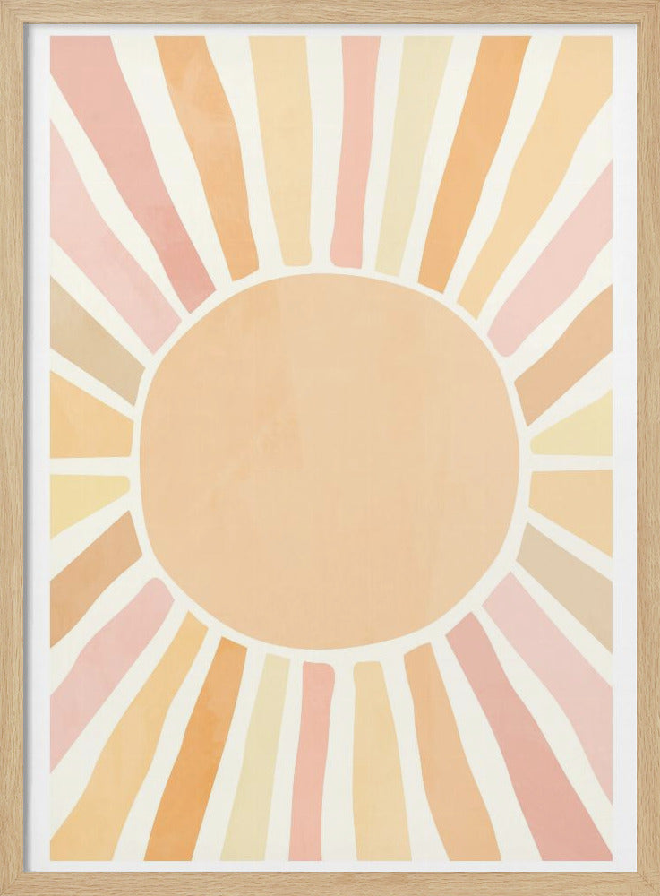 Boho sun - Poster / Art Print