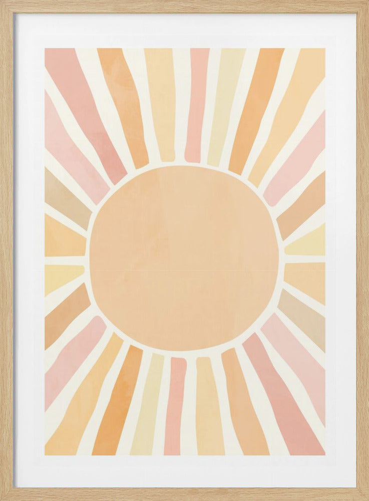 Boho sun - Poster / Art Print