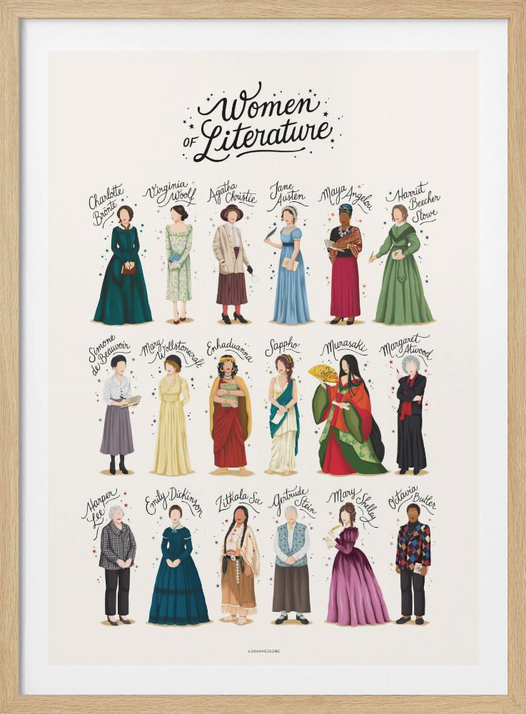 Women of Literature - Poster / Art Print