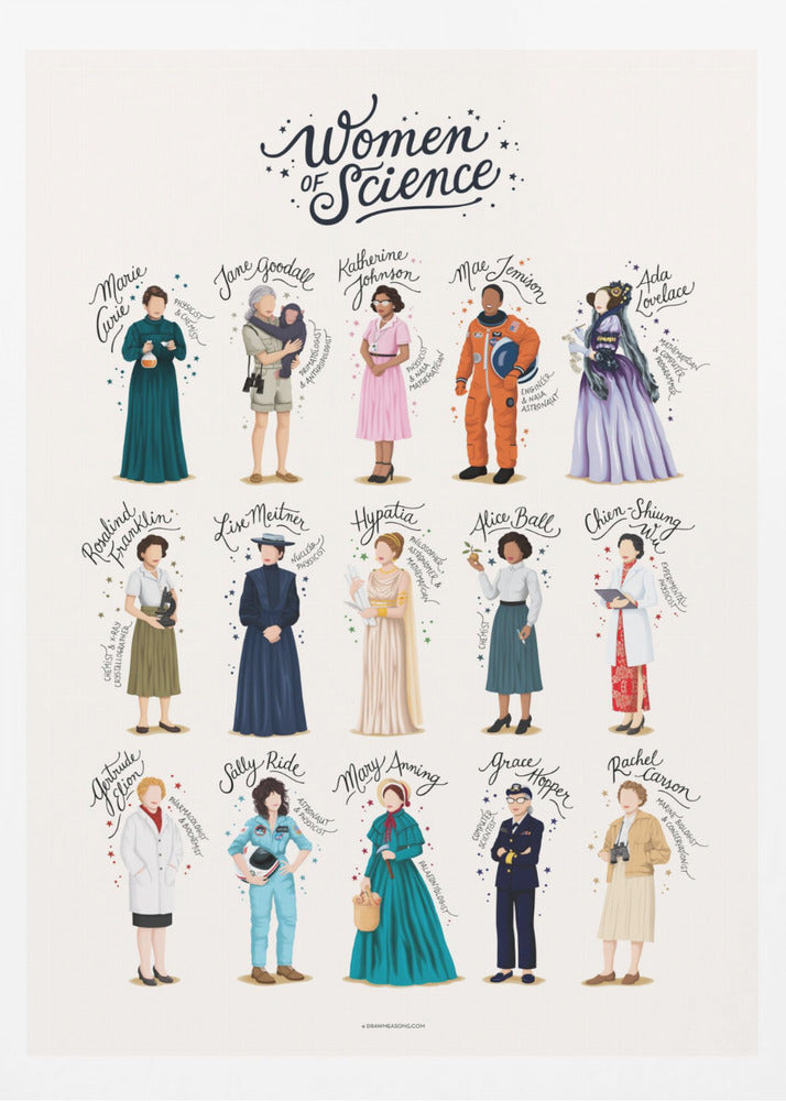 Women of Science - Poster / Art Print