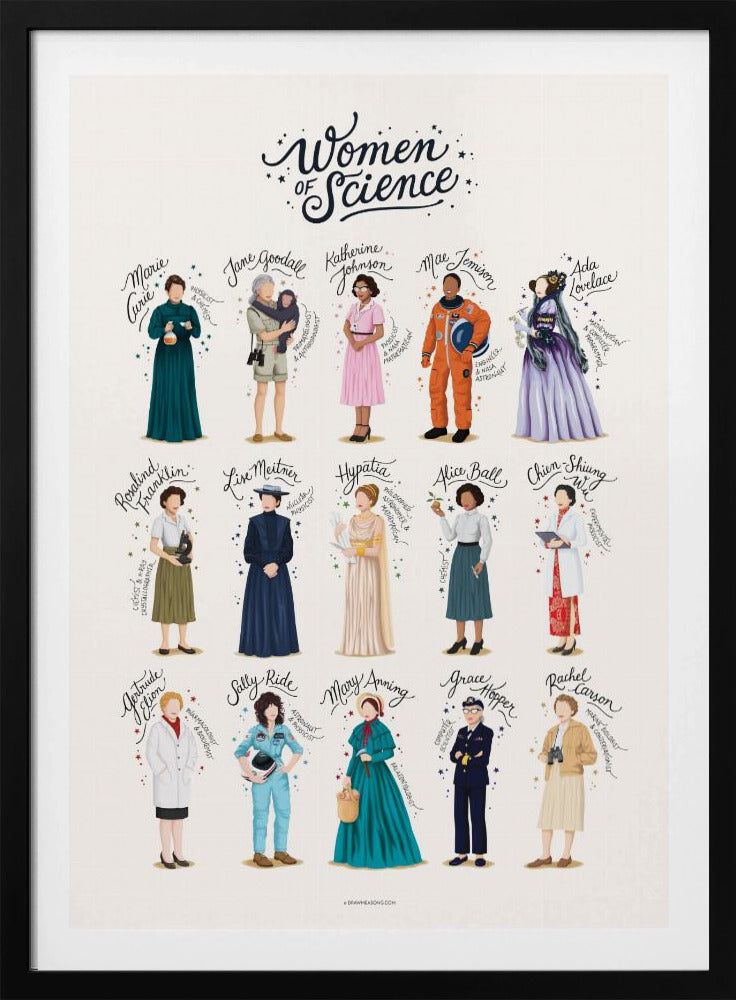 Women of Science - Poster / Art Print