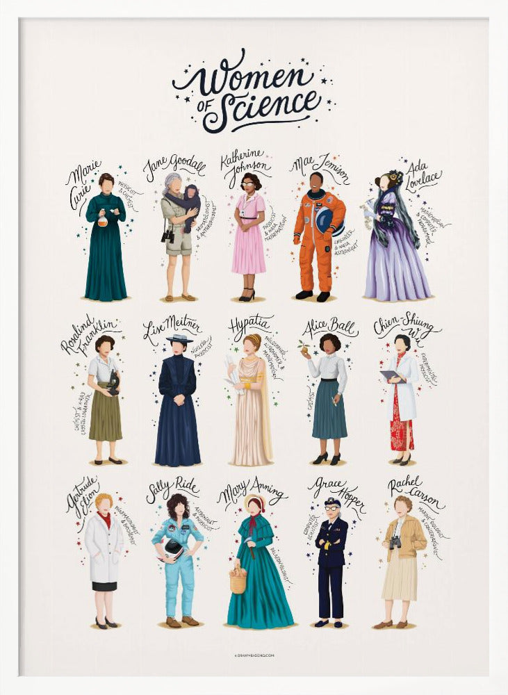 Women of Science - Poster / Art Print