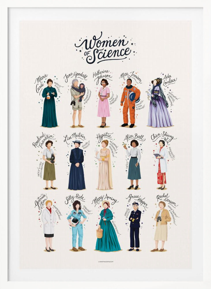 Women of Science - Poster / Art Print