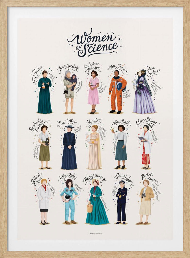 Women of Science - Poster / Art Print