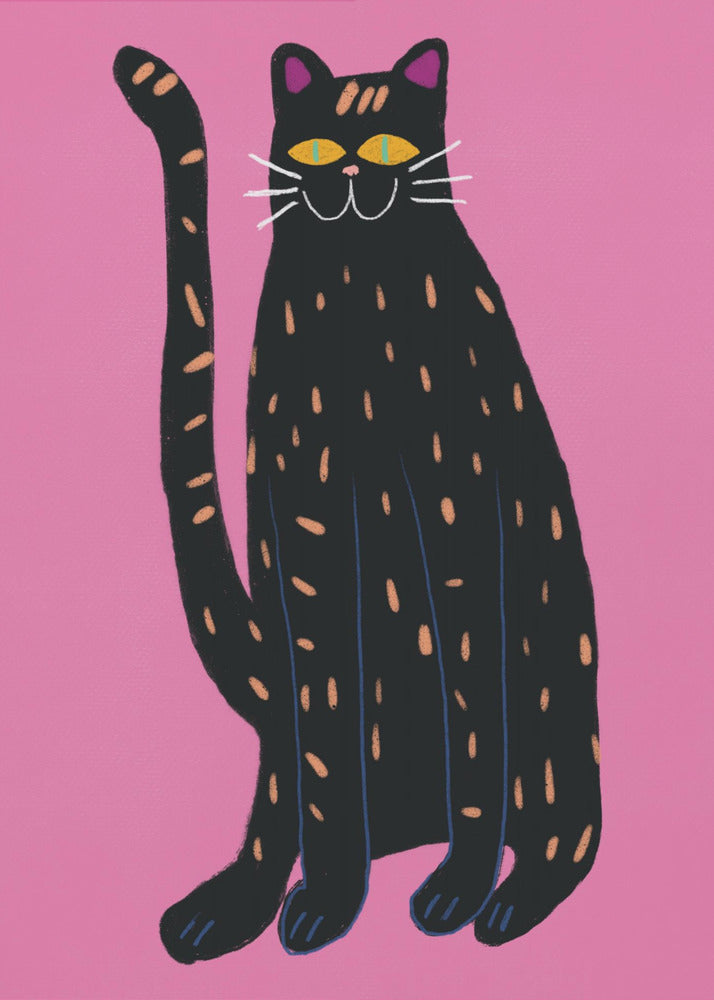 Black cat - Poster / Art Print