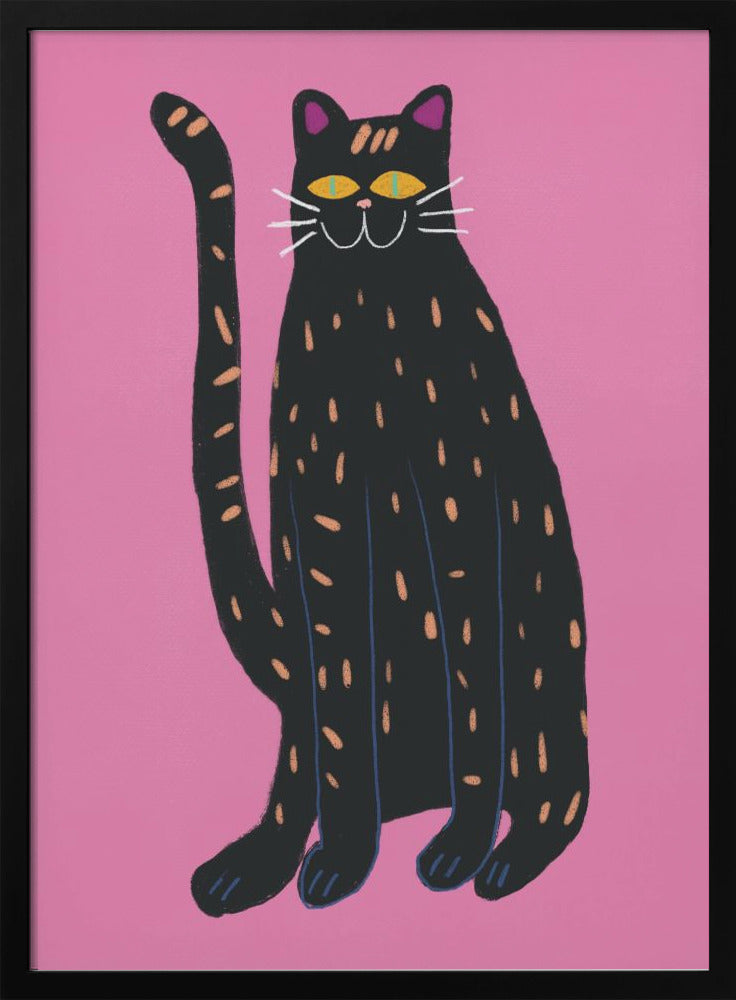 Black cat - Poster / Art Print