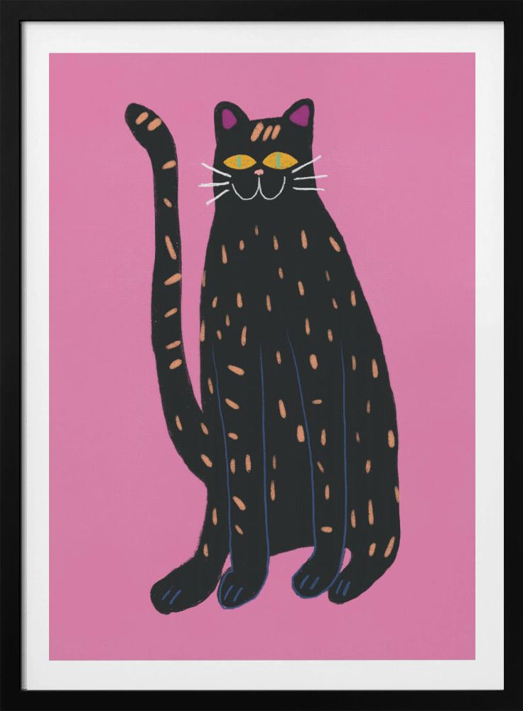 Black cat - Poster / Art Print