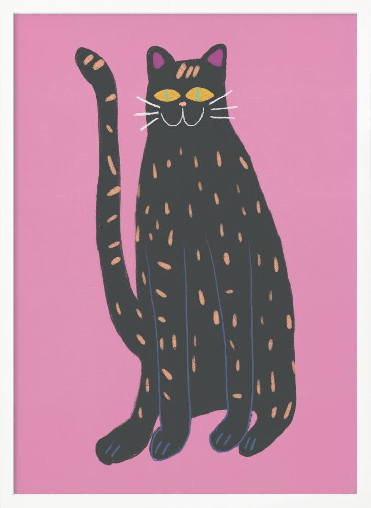 Black cat - Poster / Art Print