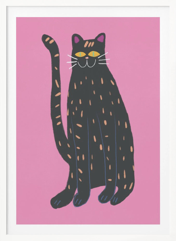 Black cat - Poster / Art Print