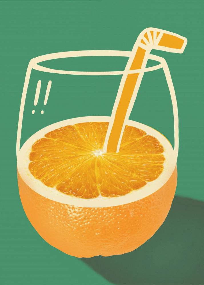 Orange juice - Poster / Art Print