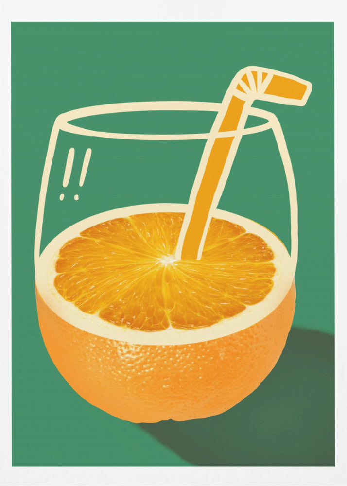 Orange juice - Poster / Art Print
