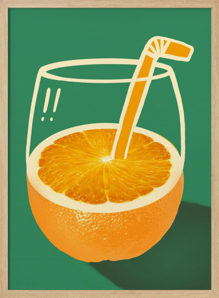 Orange juice - Poster / Art Print