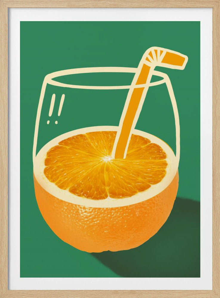 Orange juice - Poster / Art Print