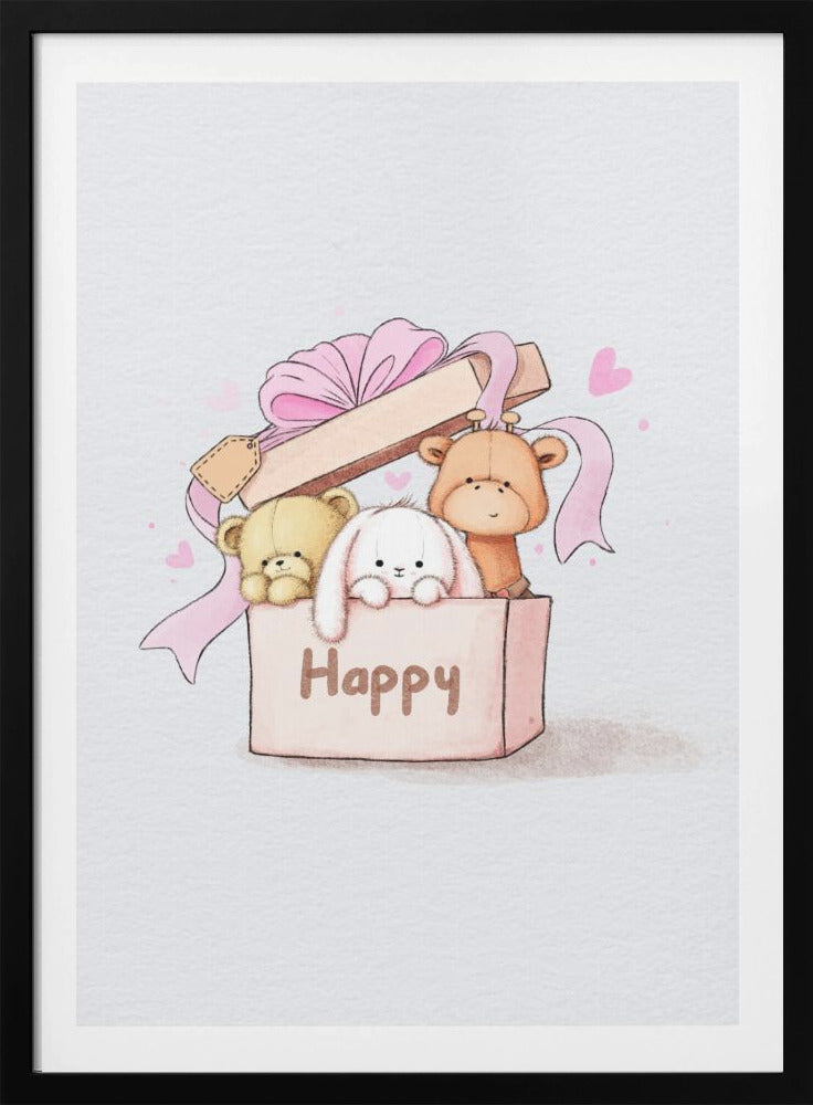 Teddy Bears Are In The Box - Poster / Art Print