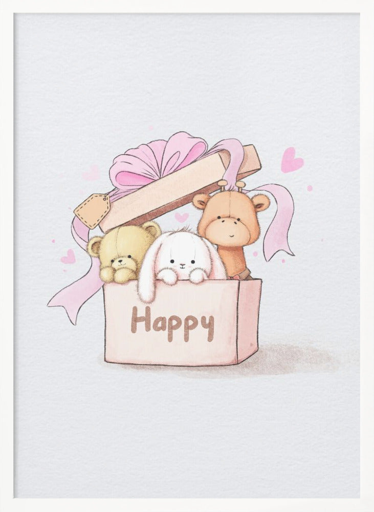 Teddy Bears Are In The Box - Poster / Art Print