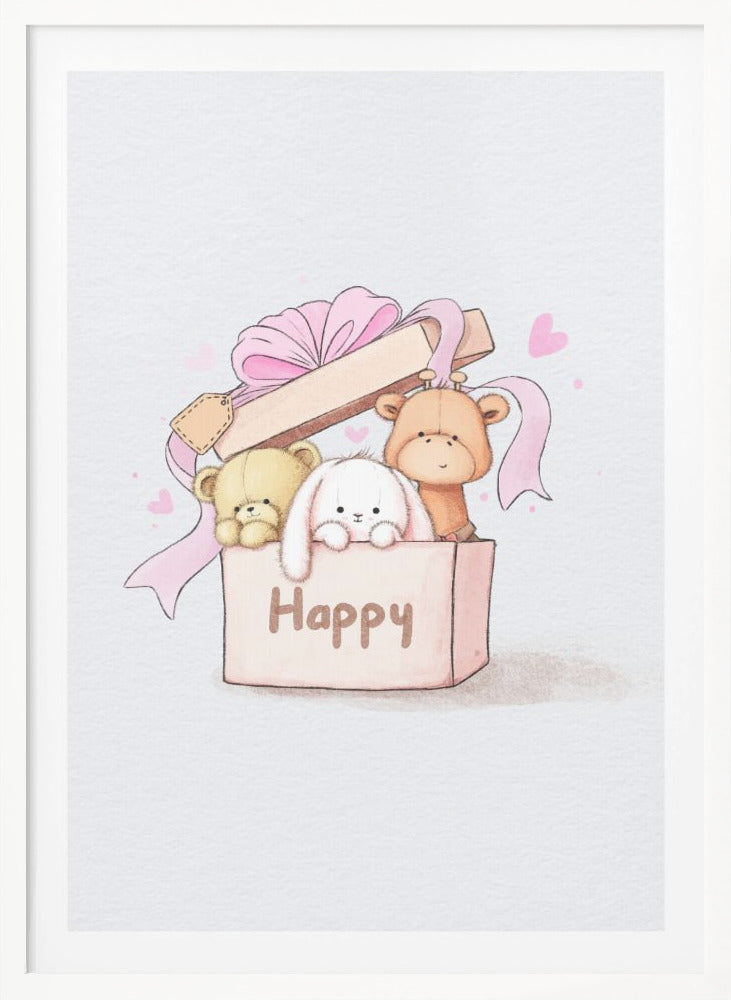Teddy Bears Are In The Box - Poster / Art Print