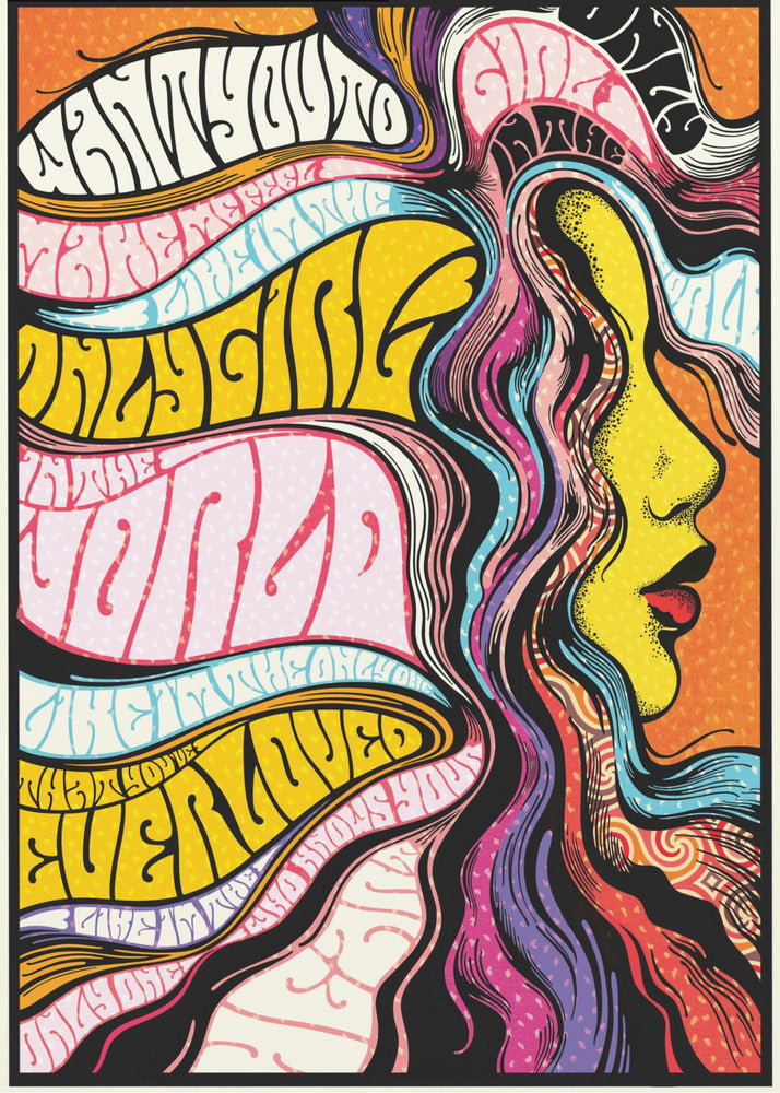 Only Girl in the World - Poster / Art Print