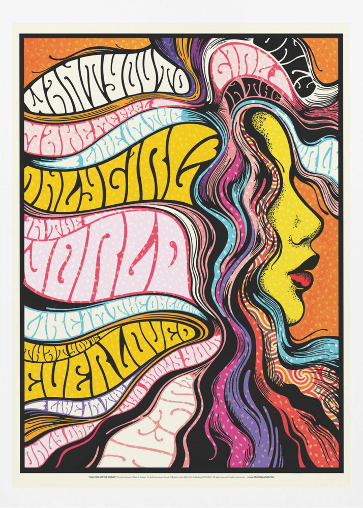 Only Girl in the World - Poster / Art Print