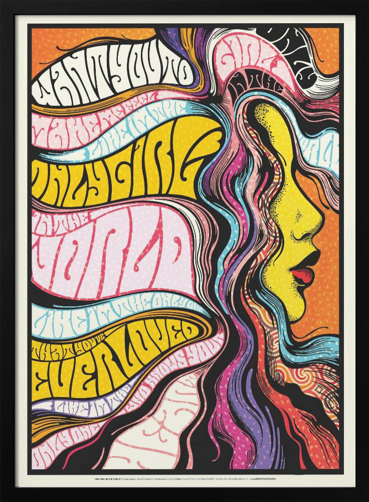 Only Girl in the World - Poster / Art Print