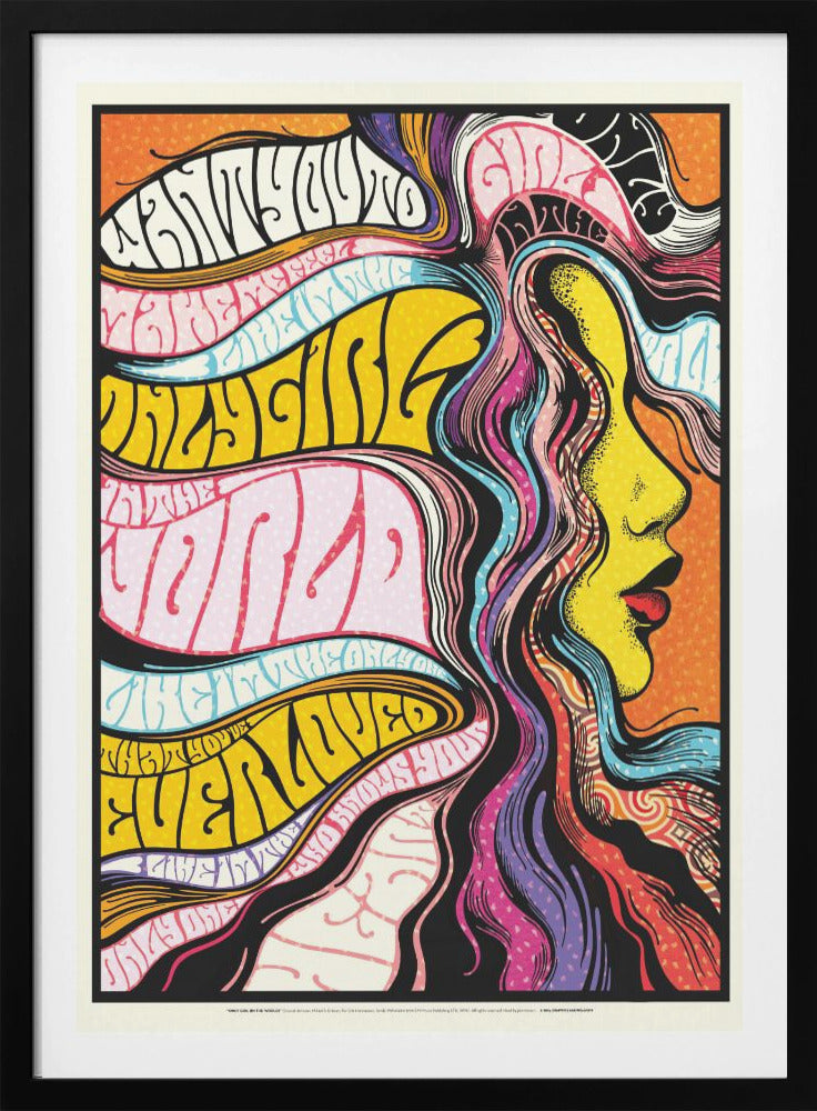 Only Girl in the World - Poster / Art Print