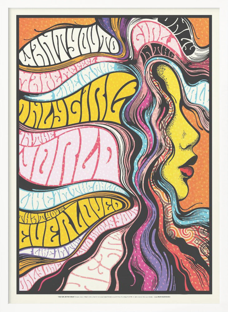 Only Girl in the World - Poster / Art Print