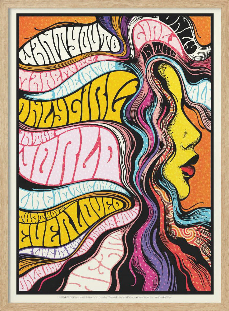 Only Girl in the World - Poster / Art Print