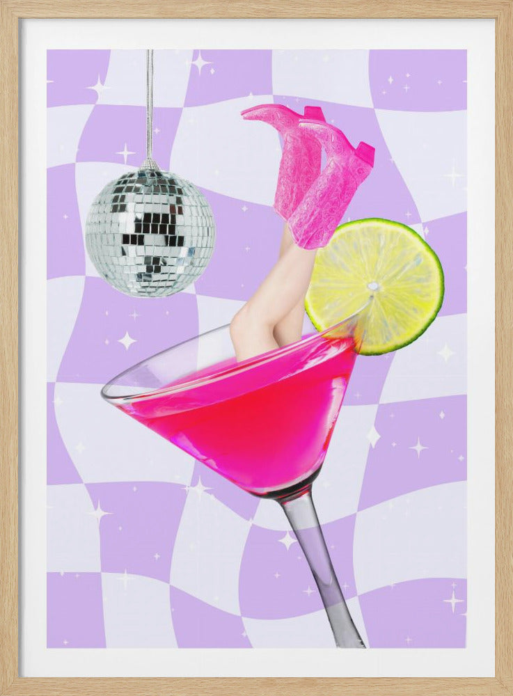 Cocktail diving - Poster / Art Print