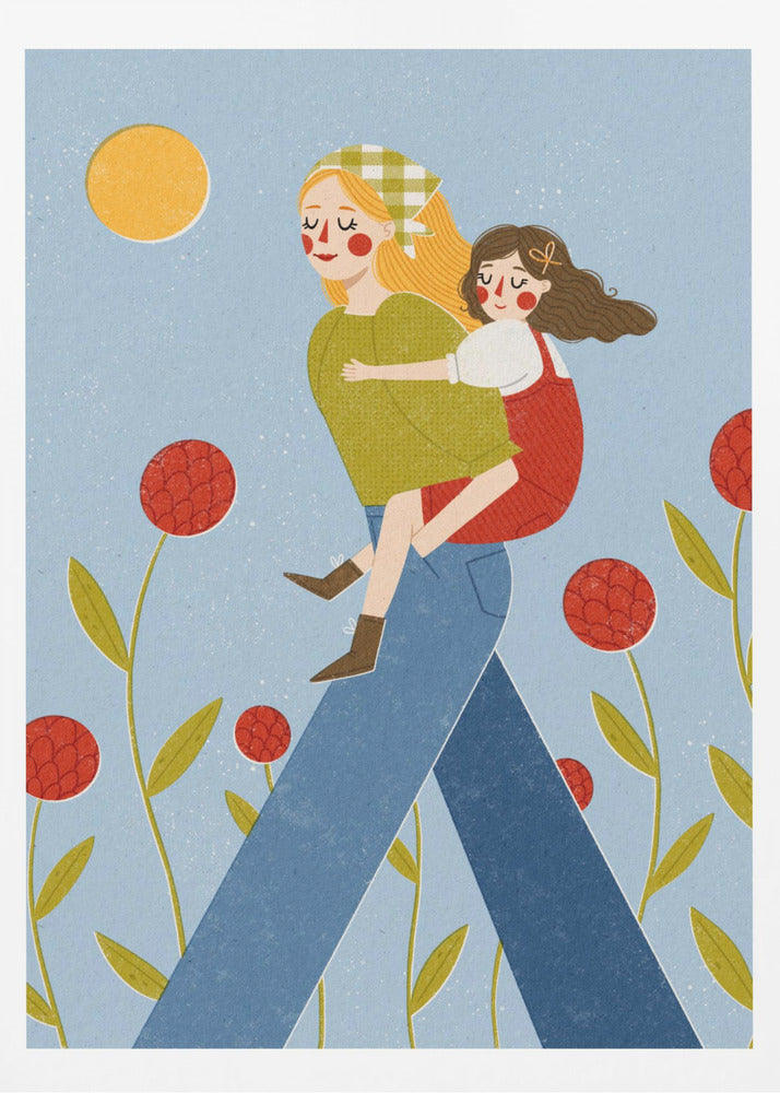 Piggy Back - Poster / Art Print