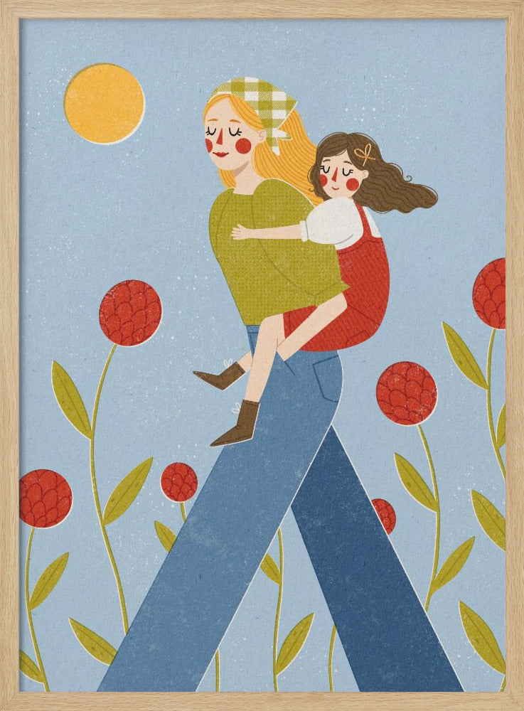 Piggy Back - Poster / Art Print