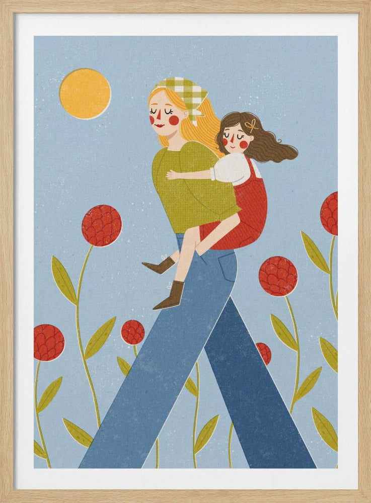 Piggy Back - Poster / Art Print