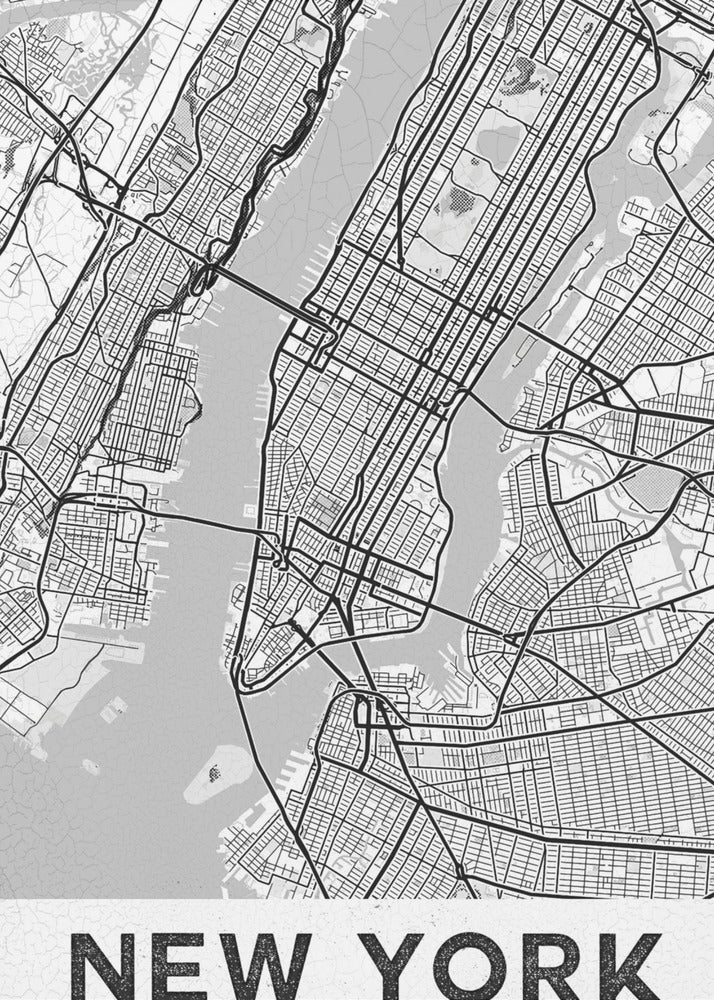 New York White - Poster / Art Print