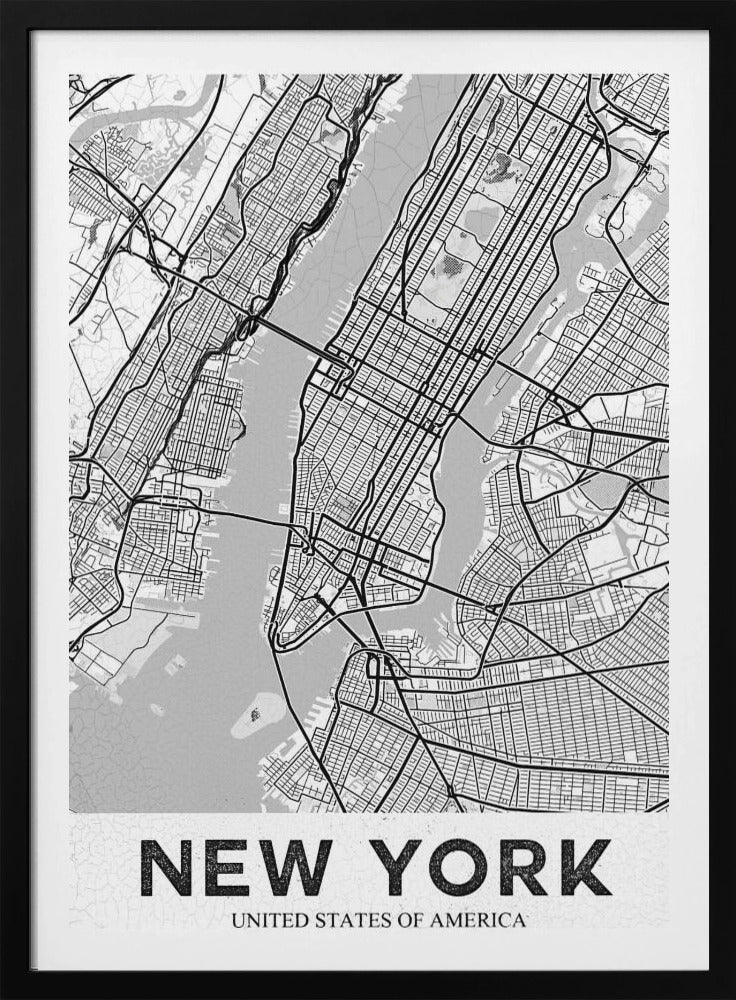 New York White - Poster / Art Print