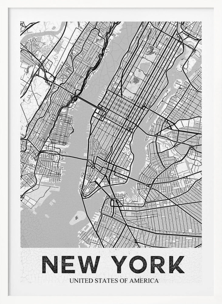 New York White - Poster / Art Print