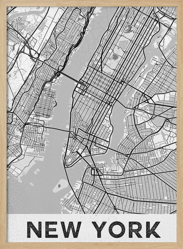 New York White - Poster / Art Print