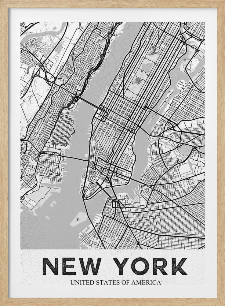 New York White - Poster / Art Print
