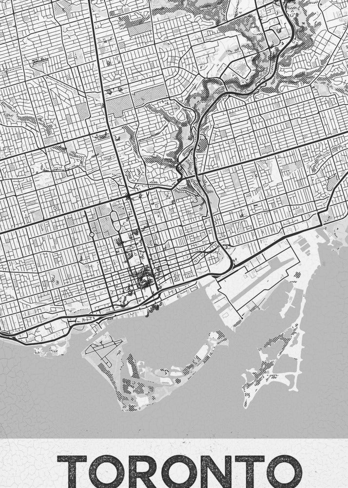 Toronto White - Poster / Art Print