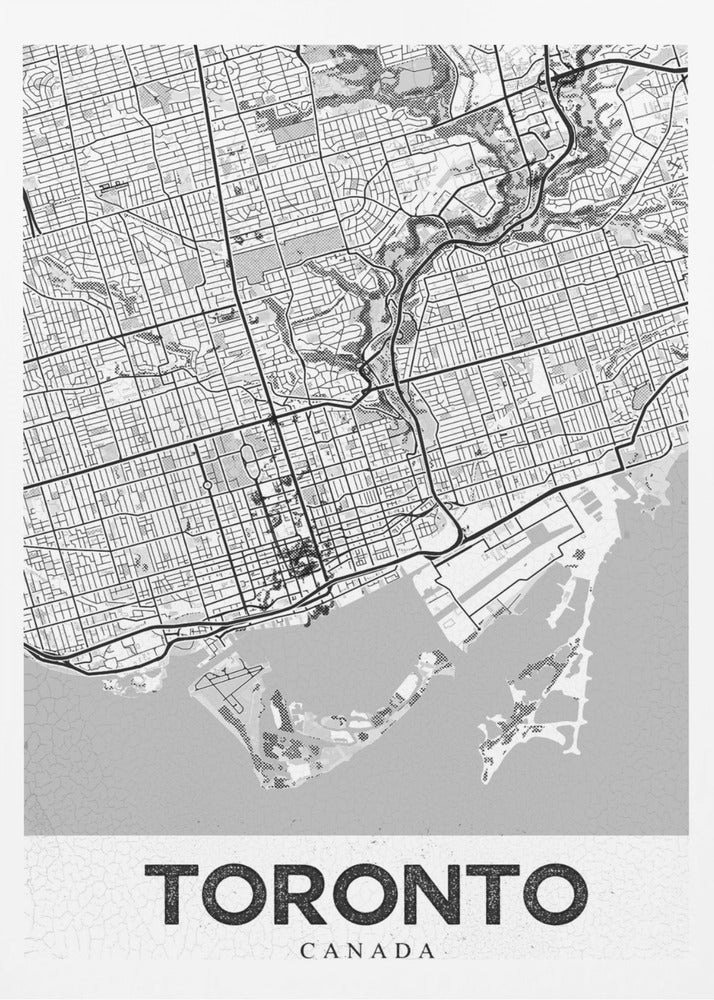 Toronto White - Poster / Art Print