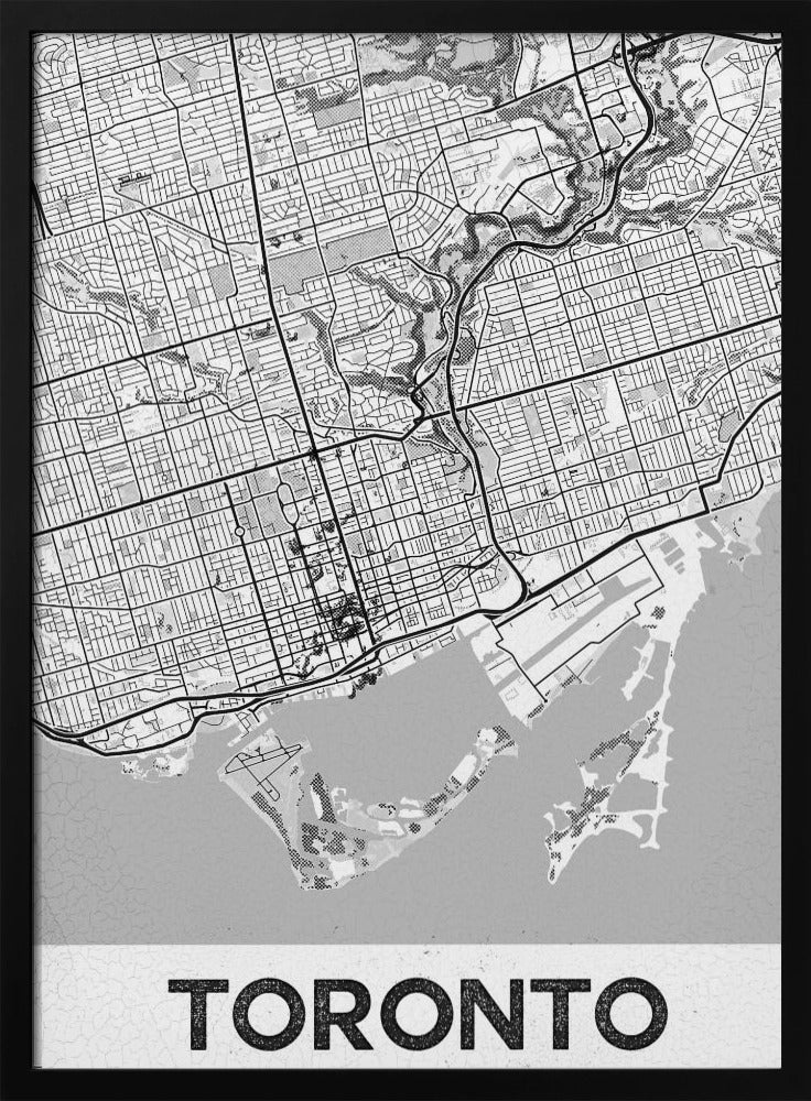 Toronto White - Poster / Art Print