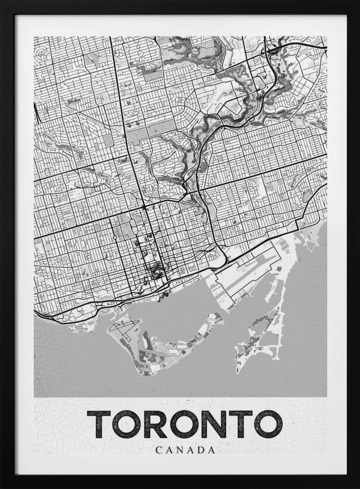 Toronto White - Poster / Art Print