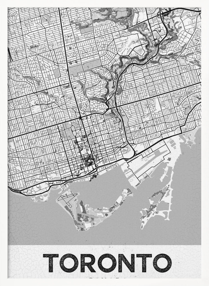 Toronto White - Poster / Art Print