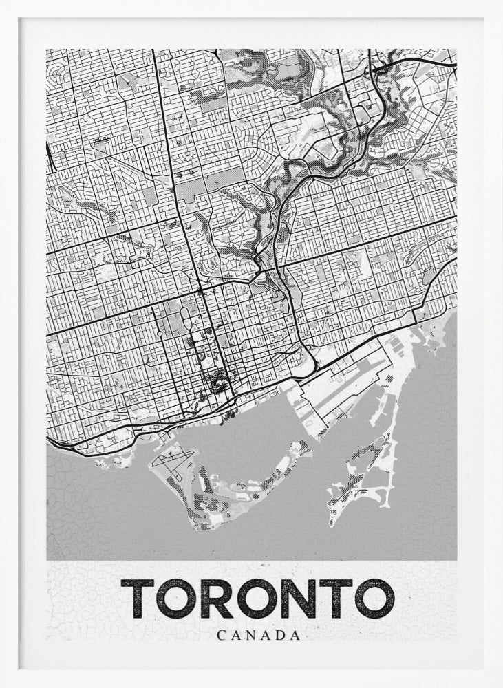 Toronto White - Poster / Art Print